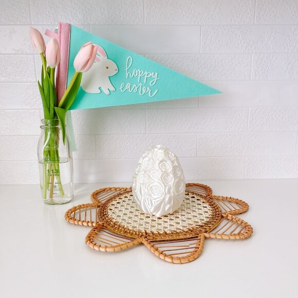 Large Rose-Covered Easter Eggs – Handcrafted Party Favors, Spring Decor, Wedding - Picture 11 of 12